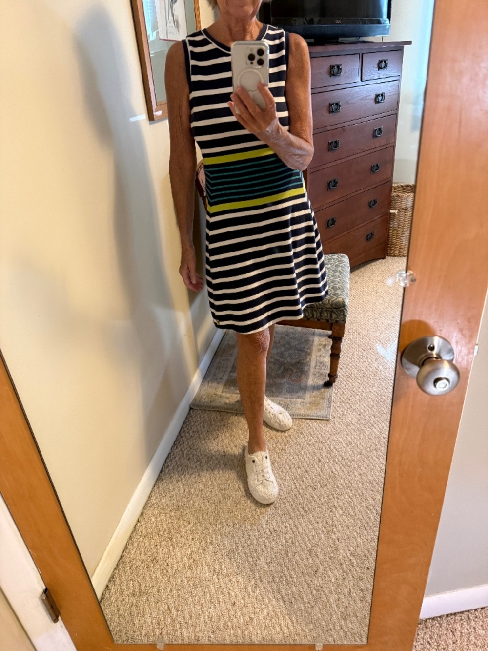 Hatley striped dress S Excellent!